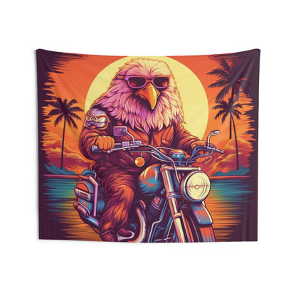 Classic American Motorcycle Ride Biker USA Style Indoor Wall Tapestries