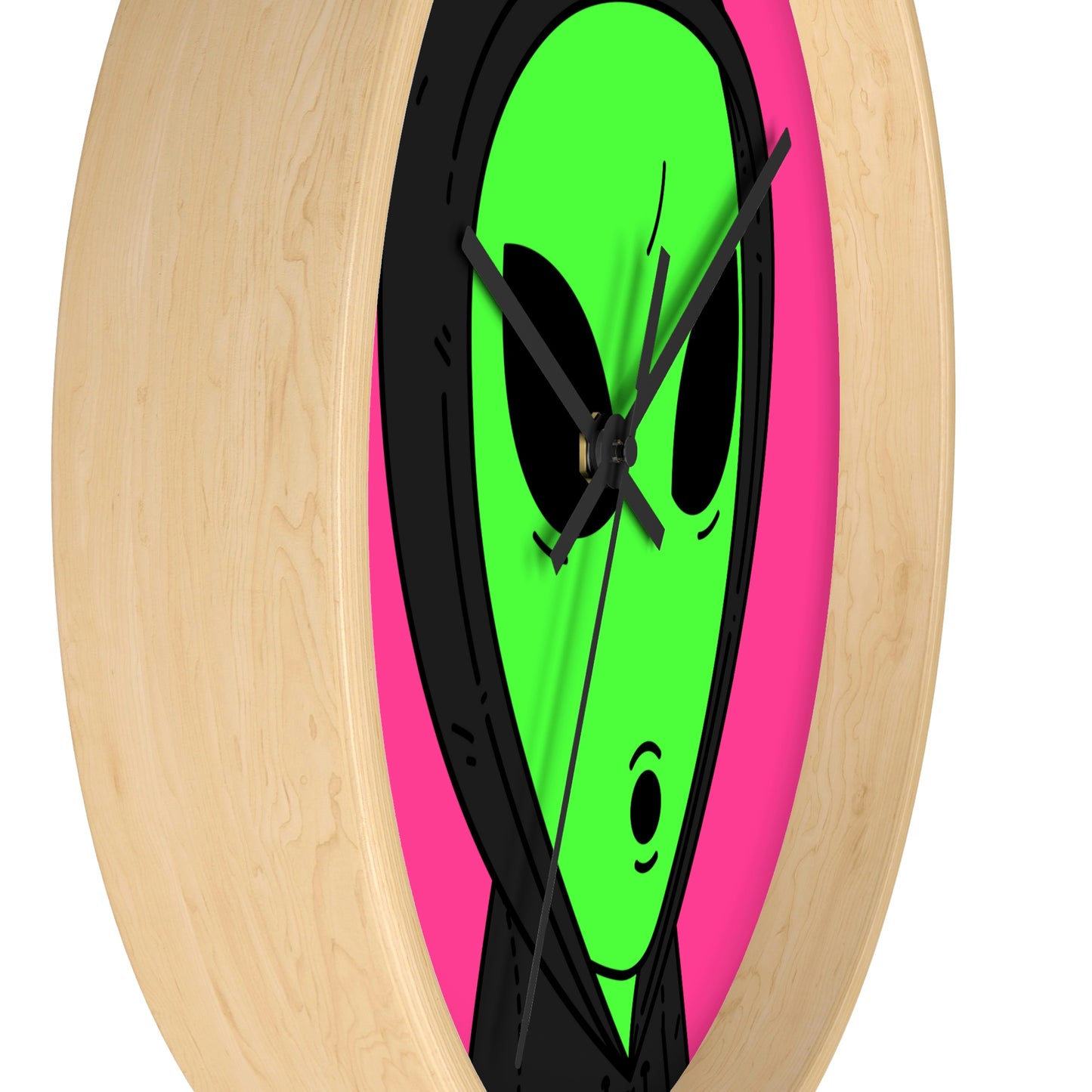 Anonymous Anon Alien Visitor Wall clock