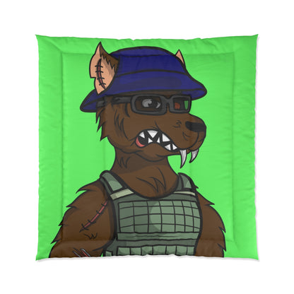 Military Army Cyborg Werewolf USA American Comforter