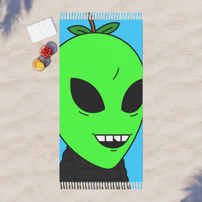 Green Apple Chipped tooth Visitor Smiling Boho Beach Cloth