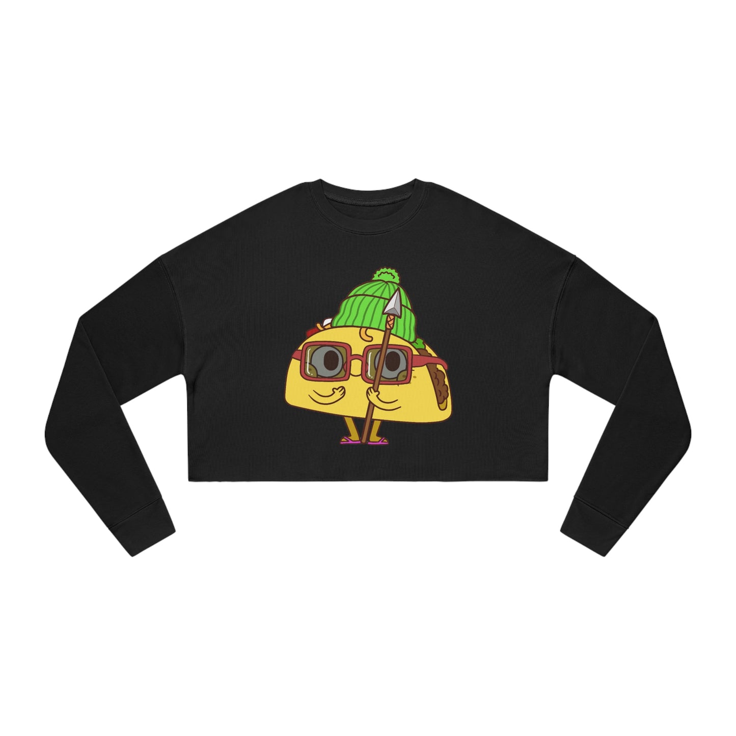 Tribal Taco Women's Cropped Sweatshirt