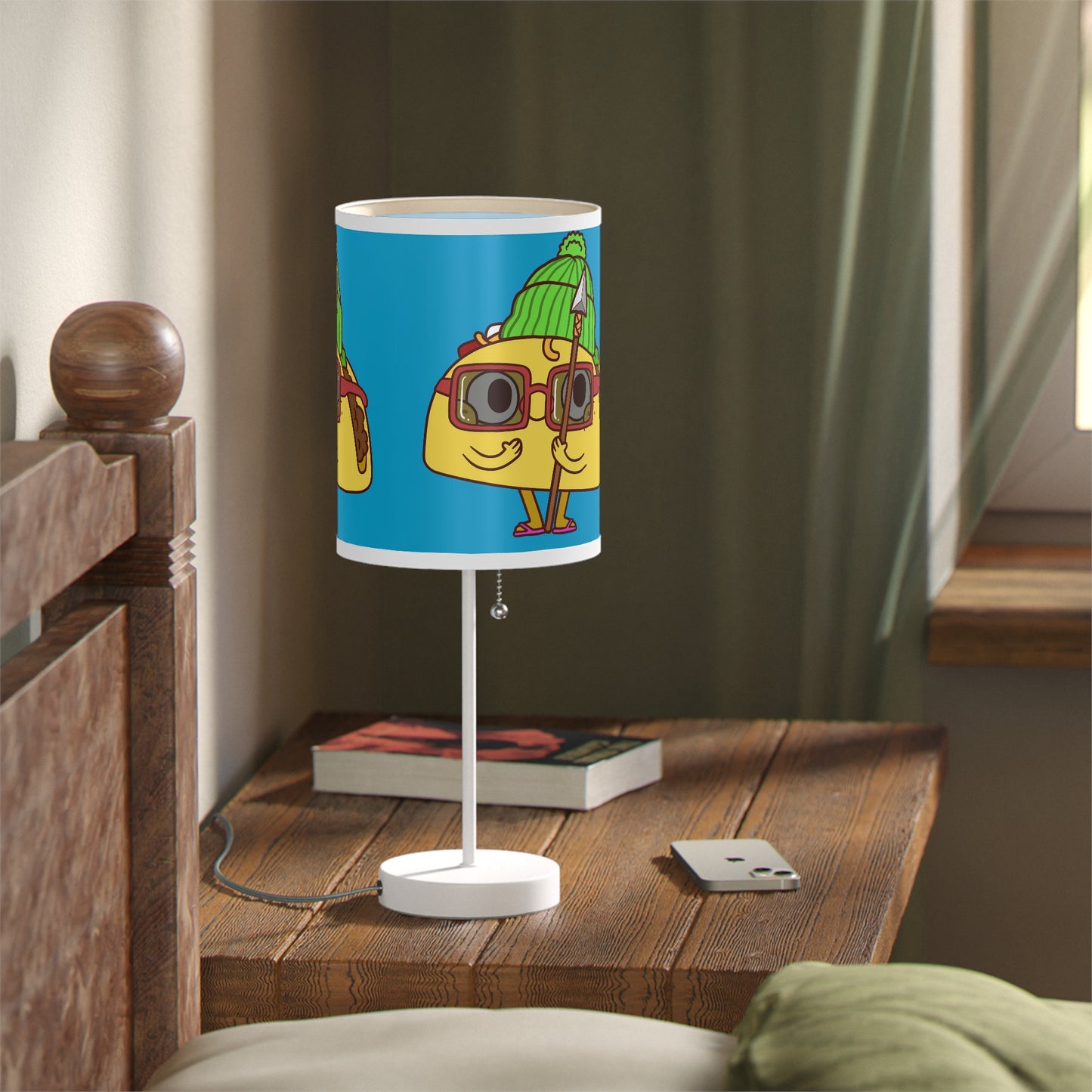 Tribal Taco Lamp on a Stand, US|CA plug