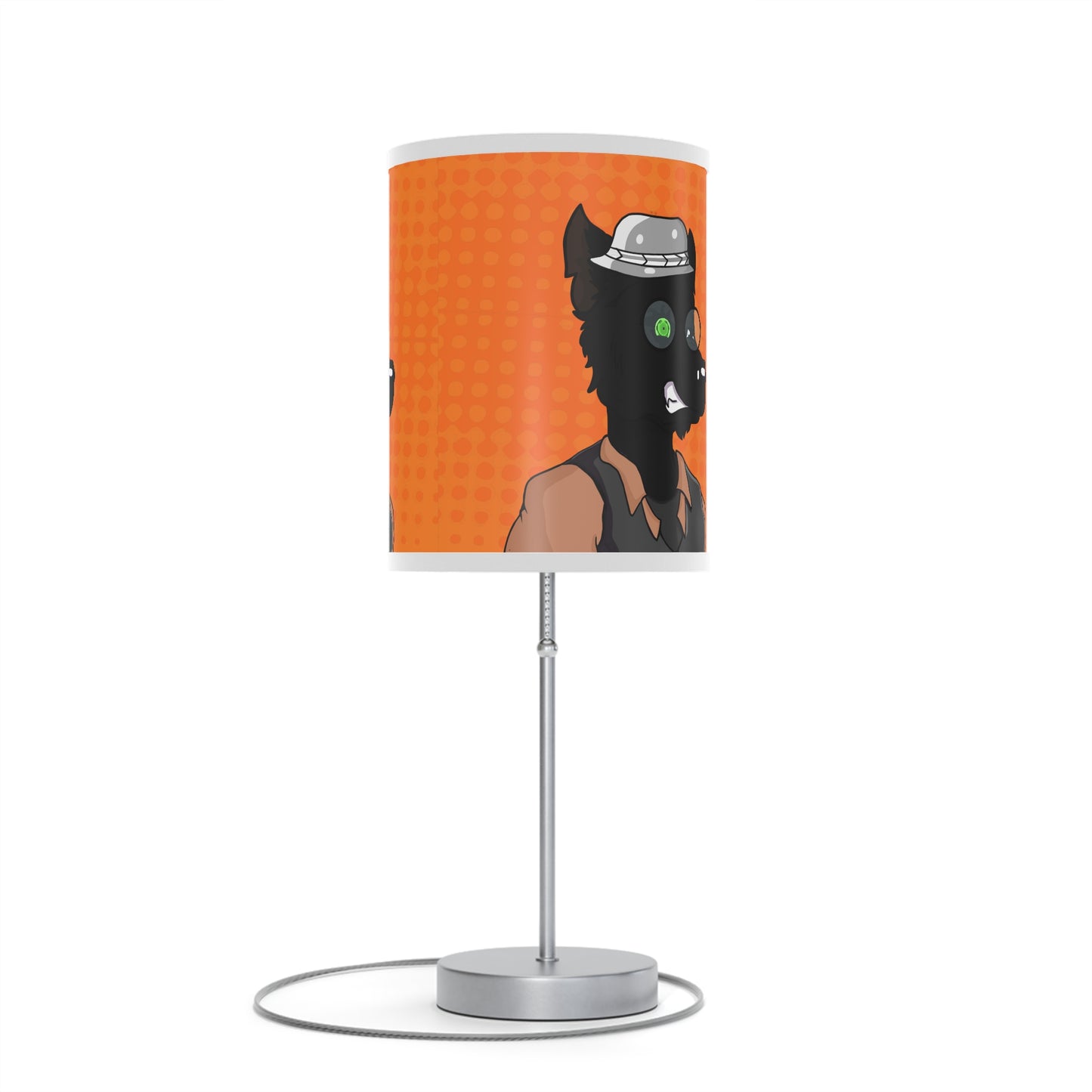 First Edition Cyborg Werewolve Wolf Lamp on a Stand, US|CA plug