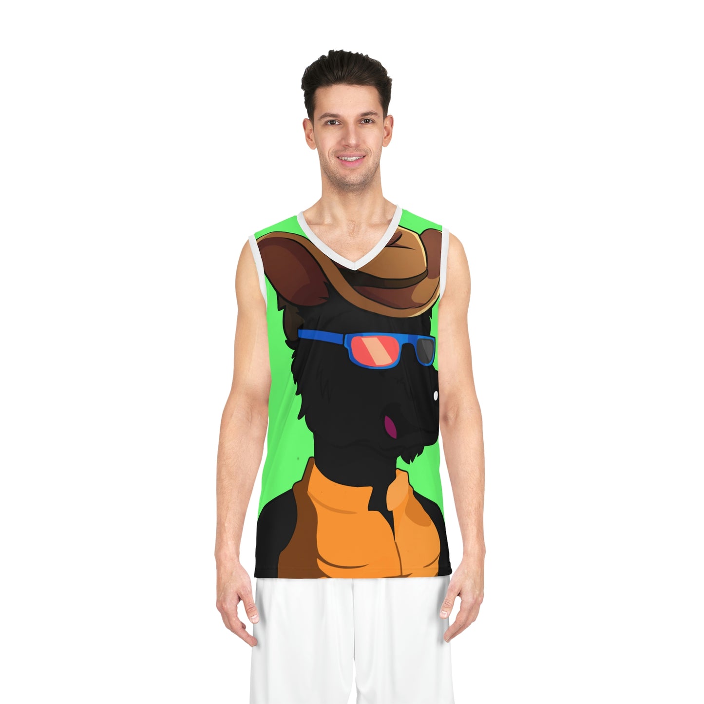 Cowgirl Wolf Cyborg Wolve Basketball Jersey