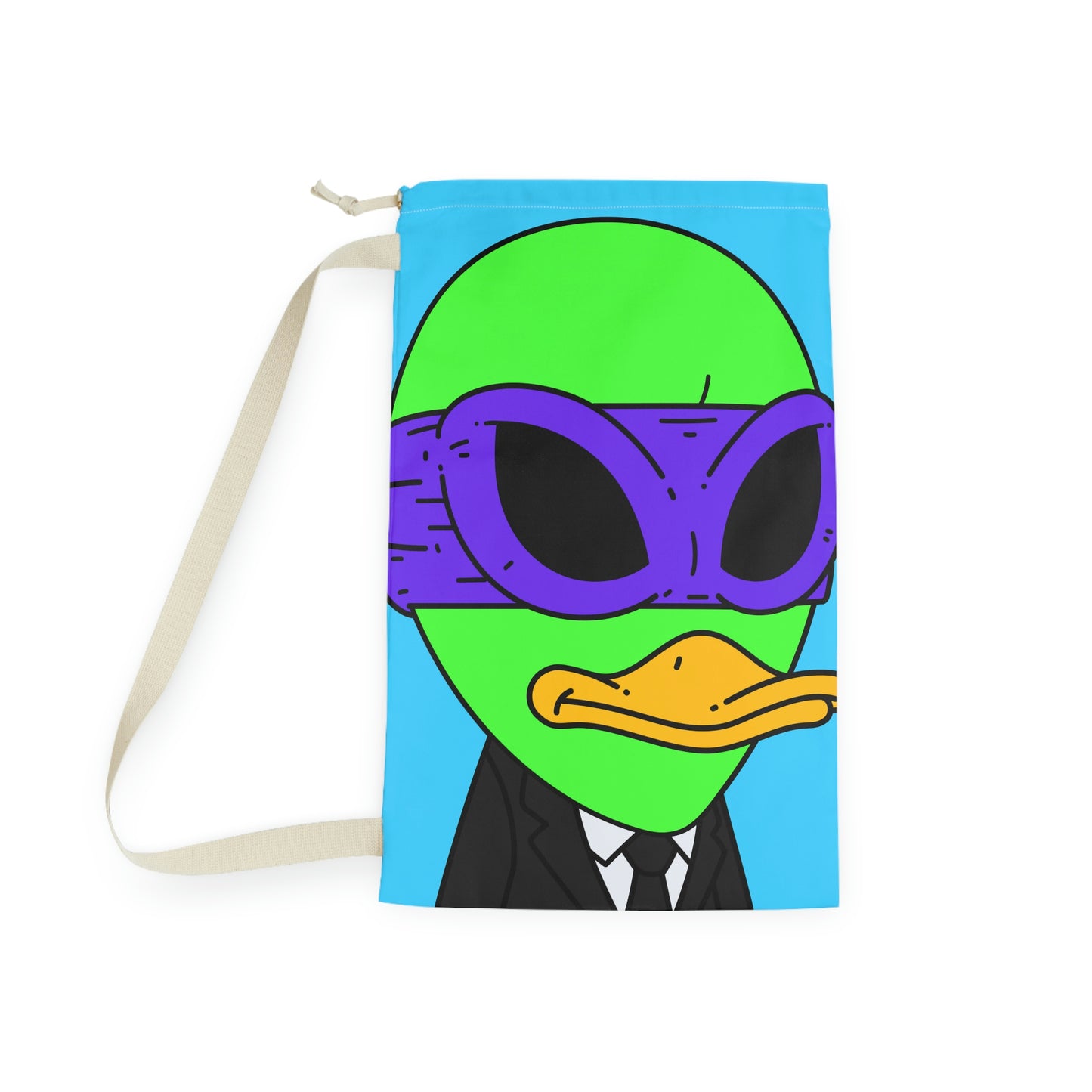 The Visitor 751 Green Alien Fashion Laundry Bag