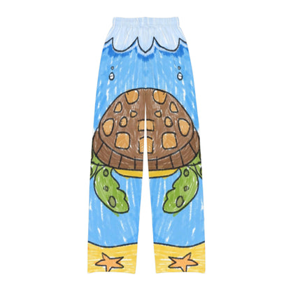 Pantalones de pijama para niños Sea Turtle Beach Sand Ocean 