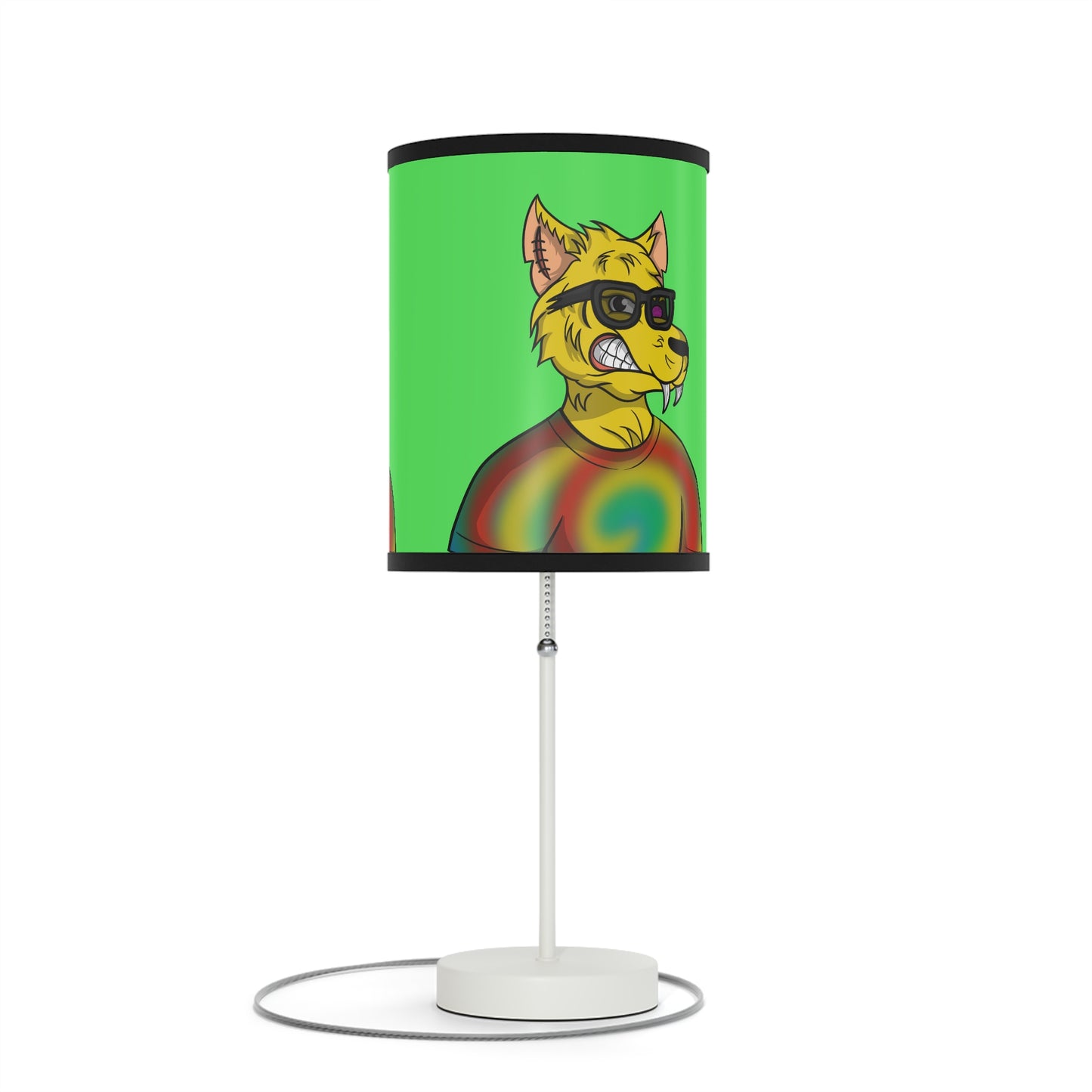 Wolf Hip Cool Stud Breathtaking Cyborg Lamp on a Stand, US|CA plug