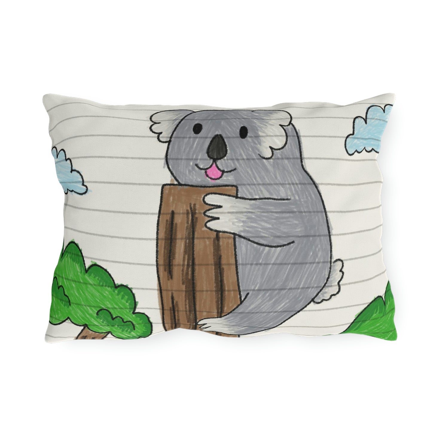 Koala Bear Animal Tree Climber Outdoor Pillows