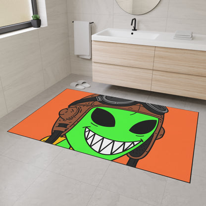 Pilot Aviator Airplane Helicopter UFO Space Force Captain Visitor Alien Heavy Duty Floor Mat