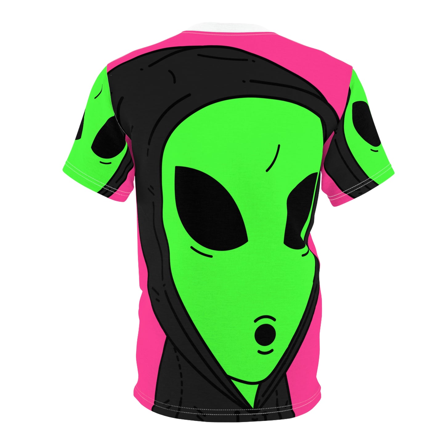 Anonymous Anon Alien Visitor Character Cartoon Unisex AOP Cut & Sew Tee