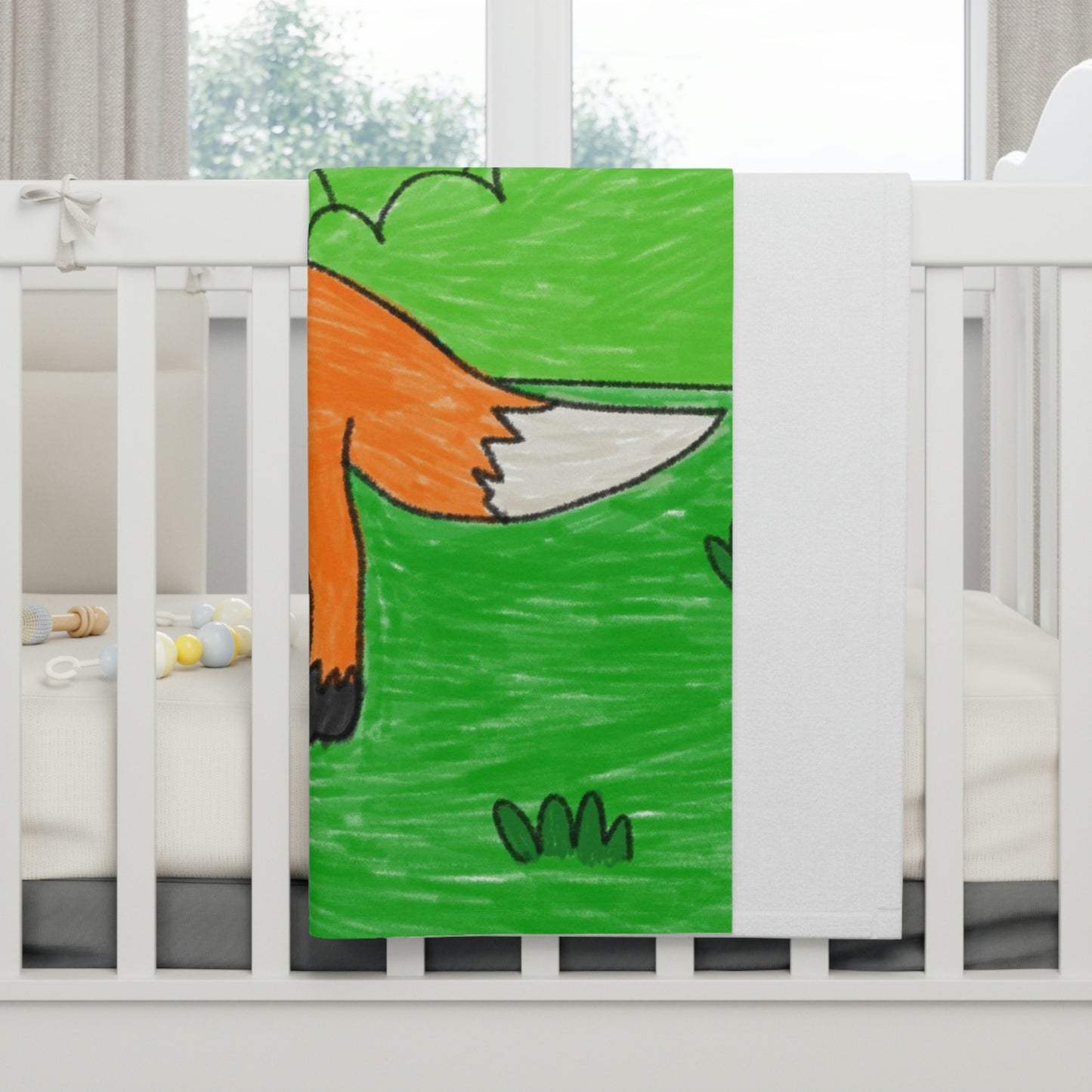 Fox Woodland Animal Foxy Soft Fleece Baby Blanket