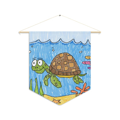 Sea Turtle Beach Sand Ocean Pennant