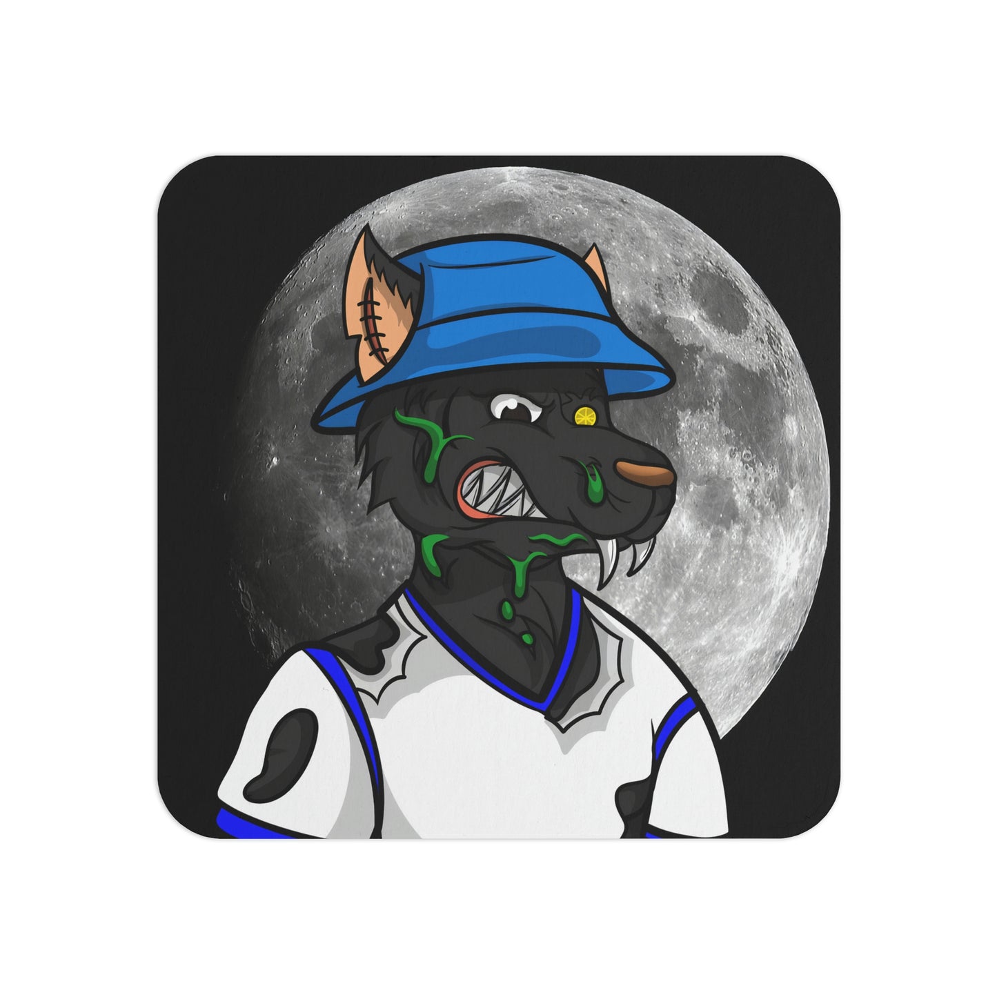 Full Moon Cyborg Werewolve Wolf Coasters (50, 100 pcs)