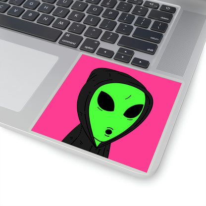 Anonymous Anon Alien Visitor Kiss-Cut Stickers