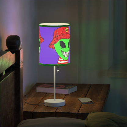 Alien Character Cartoon Big Smile Lamp on a Stand, US|CA plug