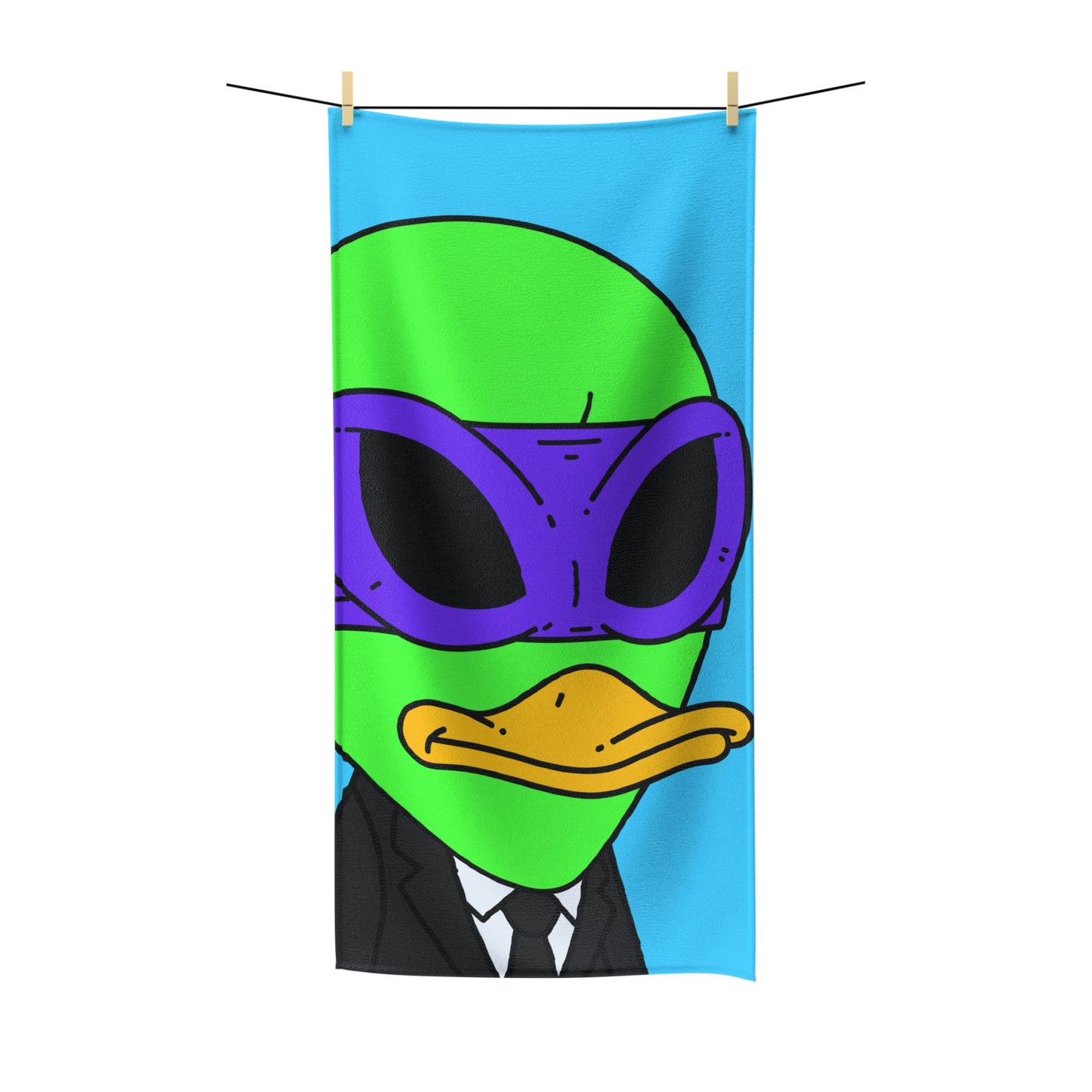 Alien Visitor 751 Polycotton Towel