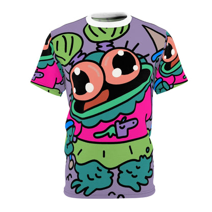 Frog Peppe Froggy Cartoon Unisex AOP Cut & Sew Tee