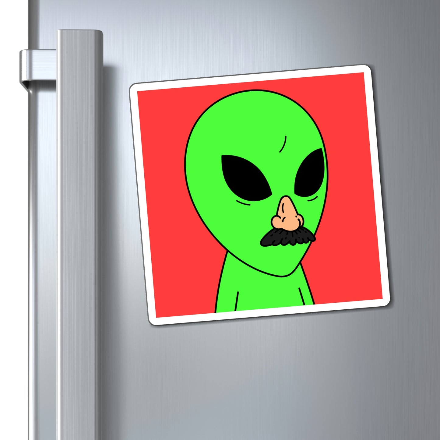 Fake Alien Human Mask Magnets