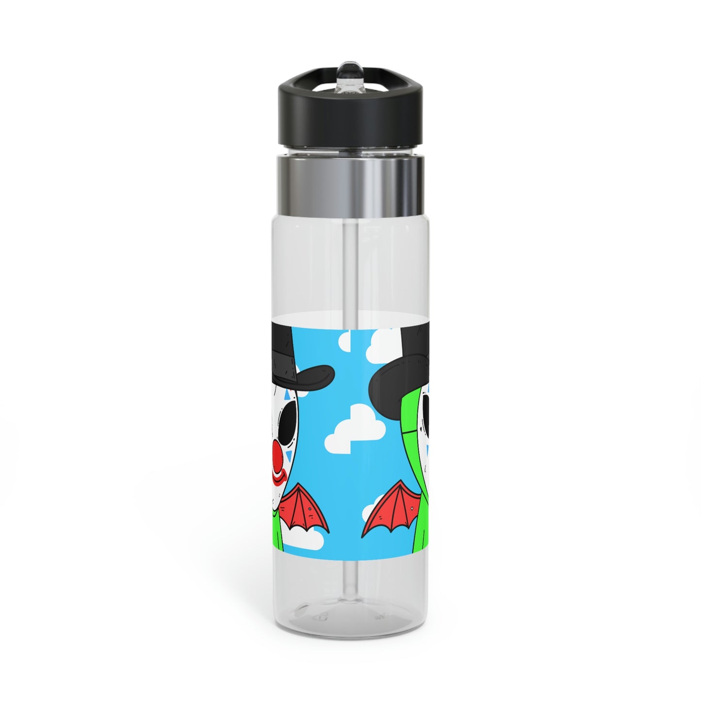 Clown Visitor Green Alien w/ Devil Wings Kensington Tritan™ Sport Bottle, 20oz