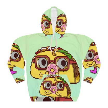 Donut Desert Taco AOP Unisex Pullover Hoodie