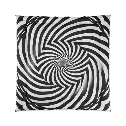 Vortex Illusion Design Three Comforter