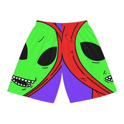 Alien Anon Visitor Basketball Shorts (AOP)