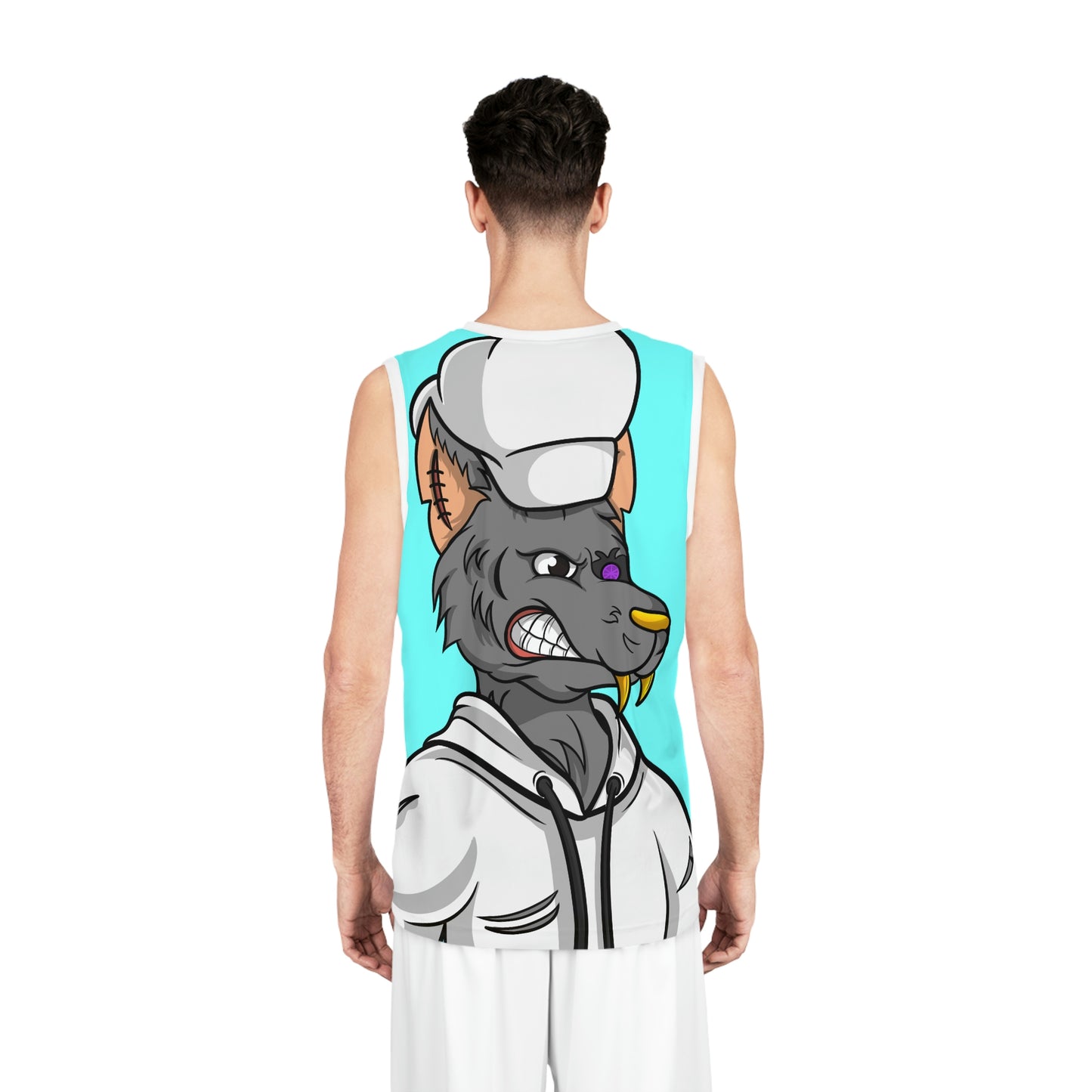 Chief Chef Cook Wolf Werewolve Cyborg Basketball Jersey