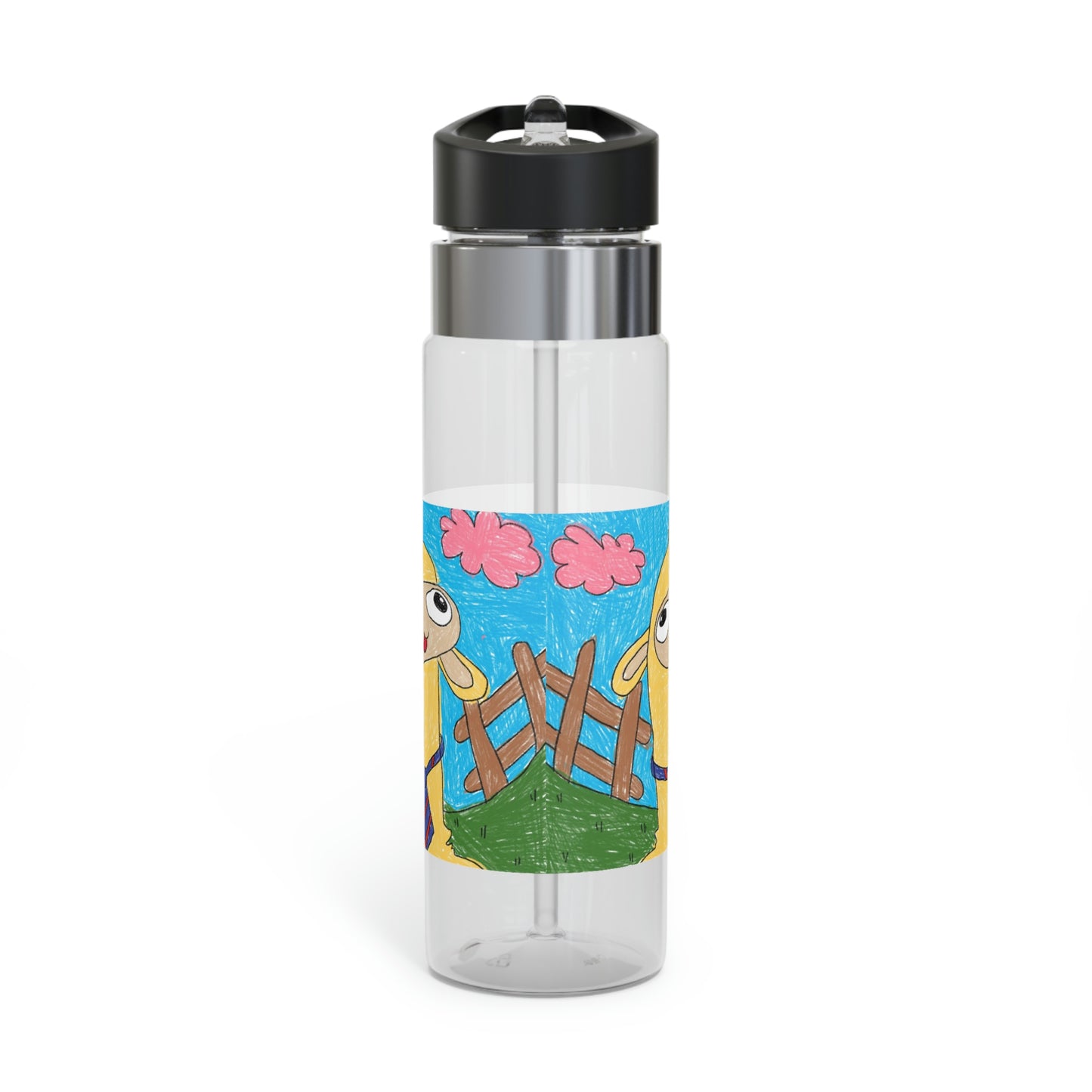 Llama Lovers: Heart and Animal Design Graphic Kensington Tritan™ Sport Bottle, 20oz