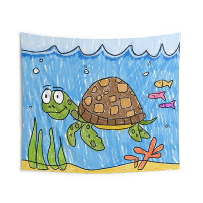 Sea Turtle Beach Sand Ocean Indoor Wall Tapestries