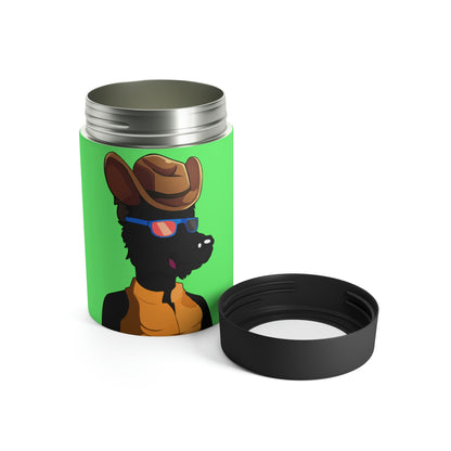 Cowgirl Wolf Cyborg Wolve Can Holder