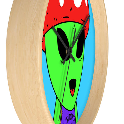 Healthy Sport Jersey Mushroom Alien Wall clock