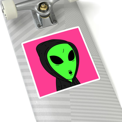 Anonymous Anon Alien Visitor Kiss-Cut Stickers