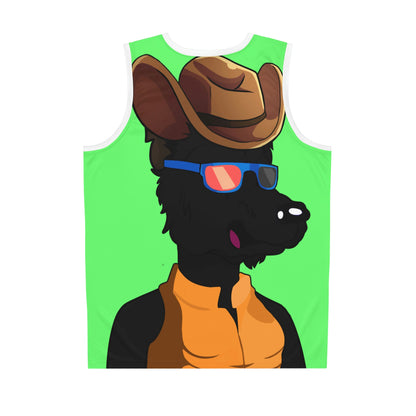 Cowgirl Wolf Cyborg Wolve Basketball Jersey