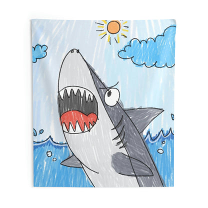 Shark Jaw Teeth Attack Ocean Sea Creature Indoor Wall Tapestries