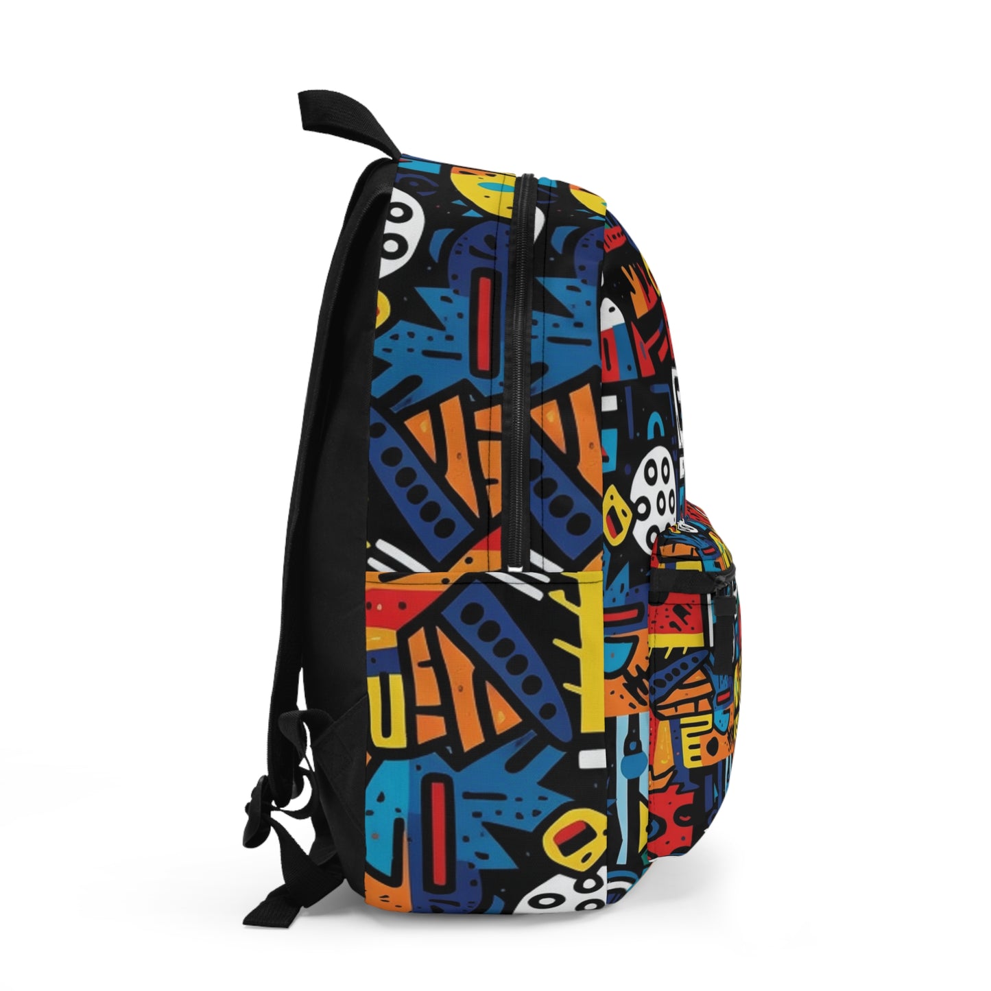 Street Art Inspired Bold Graffiti & Urban Motifs Design Backpack