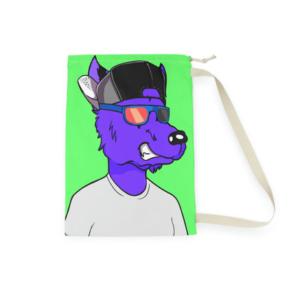 Cyborg Chill Wolf Animal Cool Hip Wolve Laundry Bag