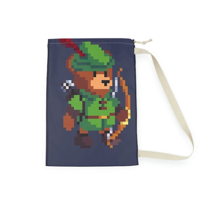 Robin Hood Hat Archer Bear Laundry Bag