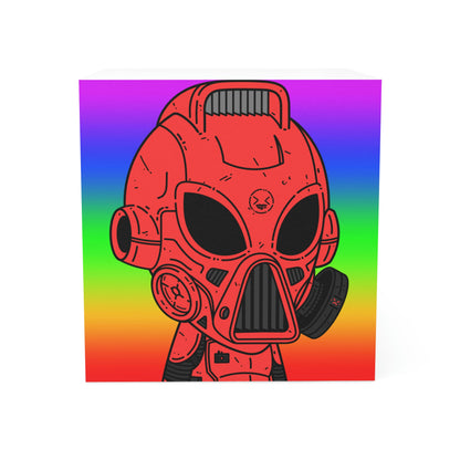 Pride Rainbow Robot Cyborg Alien Note Cube