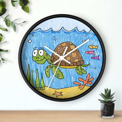 Reloj de pared Sea Turtle Beach Sand Ocean 