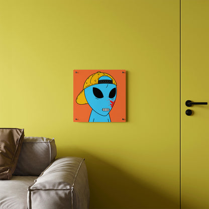 Alien Blue Blood Visitor Acrylic Wall Art Panels