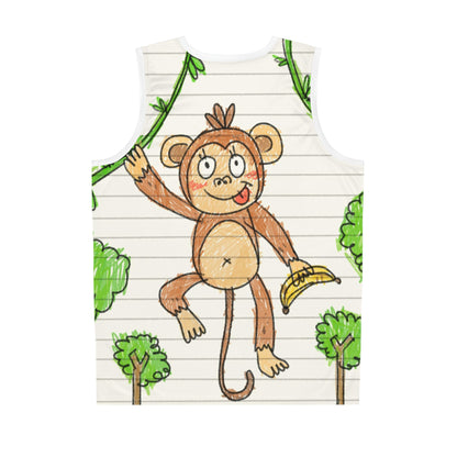 Camiseta de baloncesto Tree Monkey (AOP) 