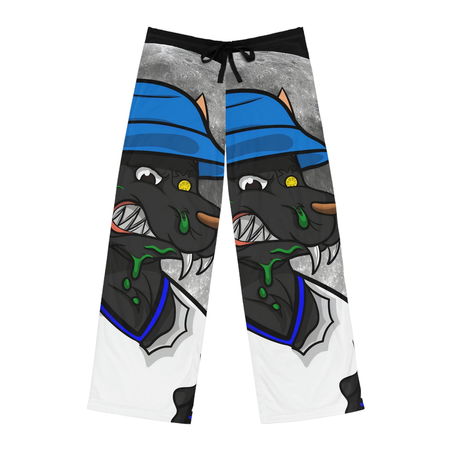 Full Moon Cyborg Werewolve Wolf Men's Pajama Pants (AOP)