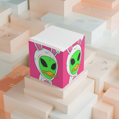 Cubo de notas alienígena Duck Bunny