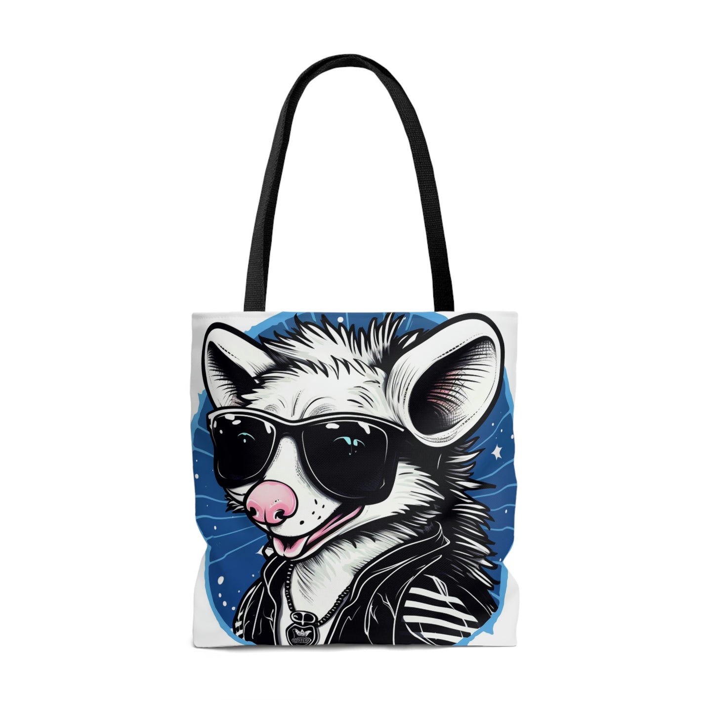 Whimsical Possum Retro Art Tote Bag (AOP)