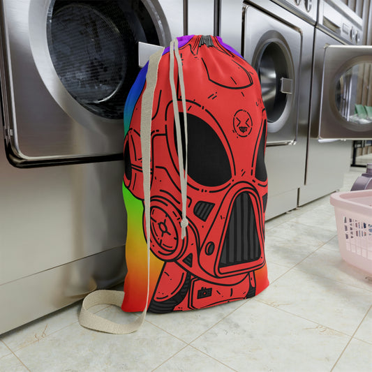 Pride Rainbow Robot Cyborg Alien Laundry Bag