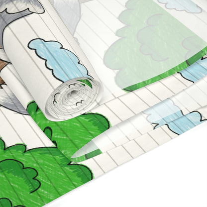 Koala Bear Animal Tree Climber Table Runner