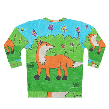 Fox Woodland Animal Foxy AOP Unisex Sweatshirt