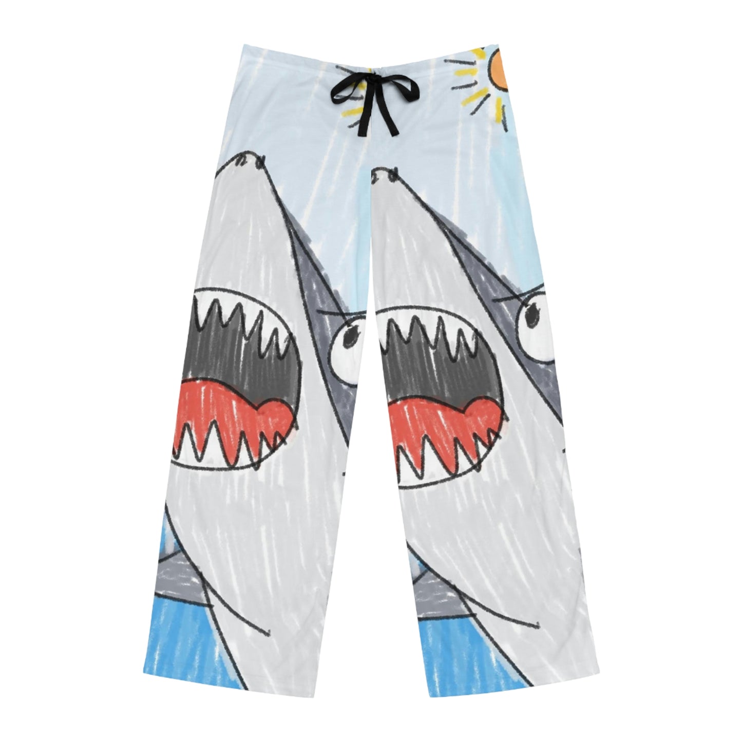 Shark Jaw Teeth Attack Ocean Sea Creature Men's Pajama Pants (AOP)