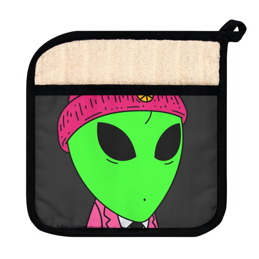 Peace Alien Pink Visi Suit - Portavasos con bolsillo