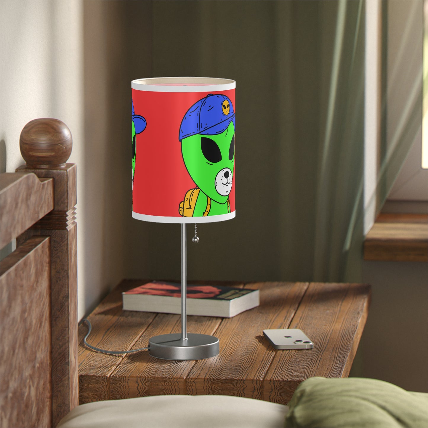 Dog Bear Mouth Alien Visitor Visi Hat Lamp on a Stand、US|CA プラグ